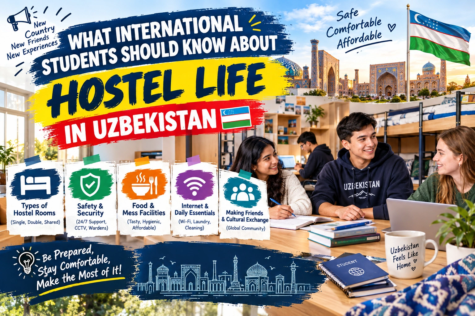 What International Students Should Know About Hostel Life in Uzbekistan